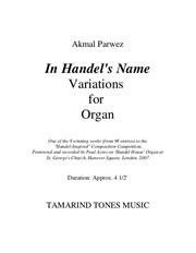 In Handel's Name - Variations for Organ