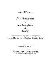 NauBahaar for Alto Sax & Guitar